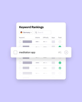 Analyze to find the best keywords for your app