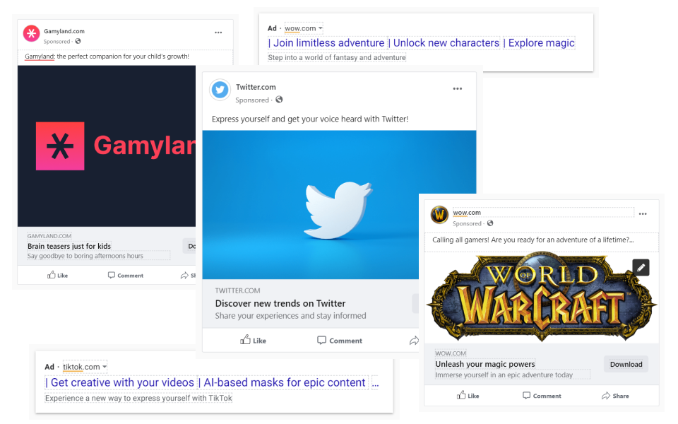 ad copy generator examples app radar