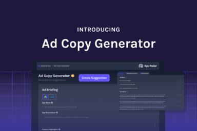 teaser ad copy generator app radar