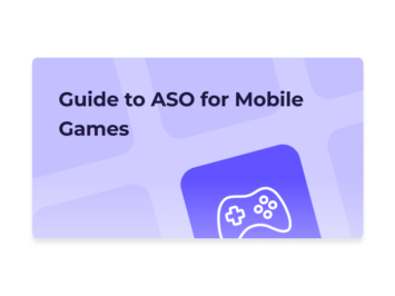 ASO for mobile games - banner for App Radar website